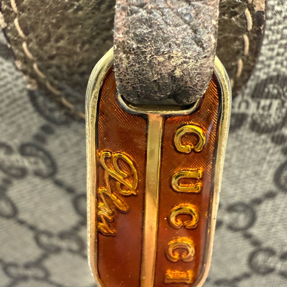 Gucci Plus Vintage Brown Monogram Travel Bag - Picture 6 of 16
